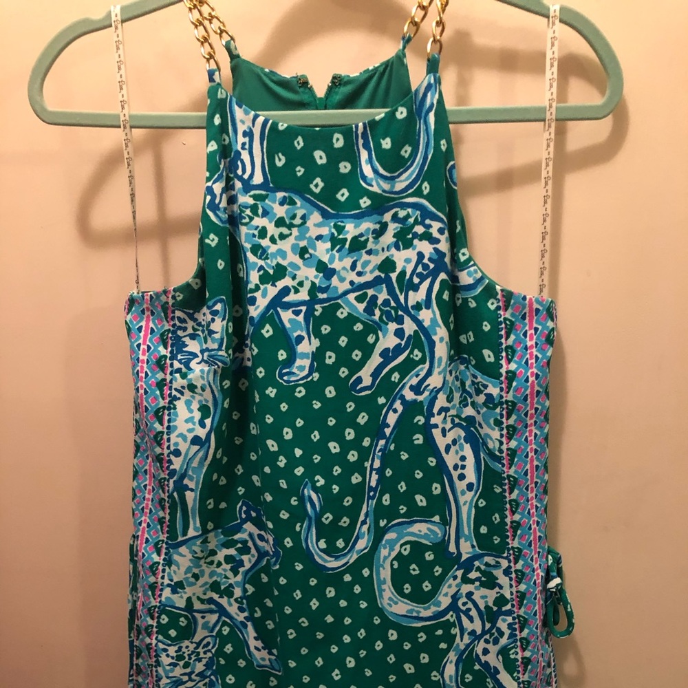 Lilly Pulitzer Pearl Romper “On the Prowl” size 2